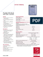 Rechargeable Lithium-Ion Battery: High Performance Medium Prismatic Cell