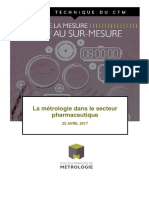 La Métrologie Dans Le Secteur Pharmaceutique