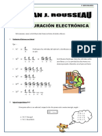 Distribucion de Electrones para Tercero de Secundaria