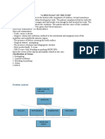 Scenario "A Red Float On The Gum": Problem Analysis