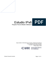 Estudio Ipv6: Proyecto Final de Máster Software Libre