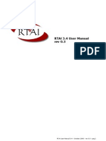 RTAI User Manual-3.4