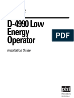 D-4990 Low Energy Operator