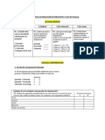 Ejemplos de Redaccion de Preguntas y Uso de Escalas