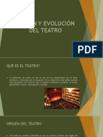 Origen y Evolución Del Teatro