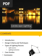 Landscape Lighting: Presented By-Divyesh Kumar