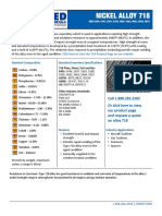 Nominal Composition Standard Inventory Specifications: Click Here To View The 718 Product Page On Our Website