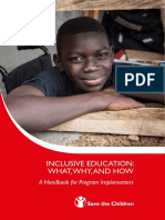 Inclusive Education What Why and How A H