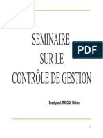 Séminaire de Contrôle de Gestion