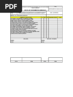 Check List de Herramientas Manuales