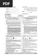 Test Booklet No.: Paper-Ii Education