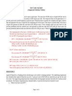 MGT 2281 Fall 2019 Assignment Solution Outline: Page 1 of 13