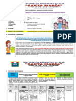 1 - Experiencia de Aprendizaje - Nuestras Decisiones Mejoran Nuestra Convivencia Familiar