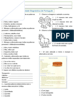 Atividade Diagnóstica de Português