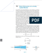 Elastic Deformation of An Axially Loaded Member