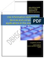 Use Information Technology Devices and Computer Applications in The Workplace Learner Guide