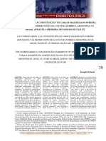 Os "Comentários À Constituição" de Carlos Maximiliano Pereira