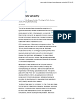 Introduction To Heart Rate Variability