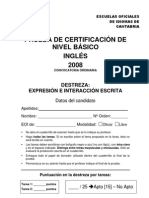 EOI-examen-ingles Basico Expr Escrita