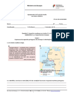 Teste 1 Expansão Europeia