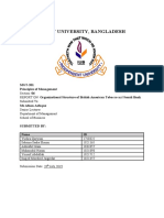 Independent University, Bangladesh: MGT-201 Principles of Management