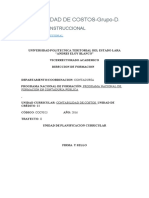 Contabilidad de Costos-Programa Instruccional