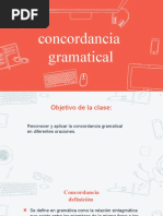 Concordancia Gramatical