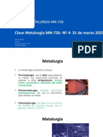 Clase Metalurgia MN-726 - #4 - 31 de Marzo 2021