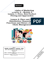 Principles of Marketing - Q2 Module 9 - Grade-11