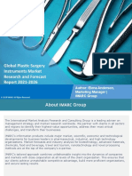 Plastic Surgery Instruments Market PPT 2021: Size, Growth, Demand and Forecast Till 2026