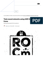 Train Neural Networks Using AMD GPU and Keras - by Mattia Varile - Towards Data Science