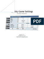 1.6.1 Manual Quality Game Settings