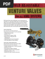 A-627 B&G Field Adjustable Venturi Valves For All HVAC Systems Brochure