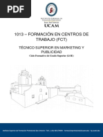 Formacion en Centros de Trabajo FCT