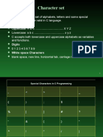 Character Set & Identifiers