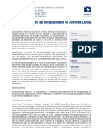 00 Seminario Reflexión Teórica. La Persistencia de Las Desigualdades en América Latina. Escuela Virtual de Verano 2021