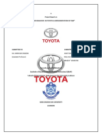 A Project Report On "Consumer Behavior On Toyota & Implementation of TQM"