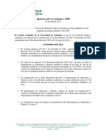 Resolución Académica 3503 - Distinción Mejor Graduado 2020