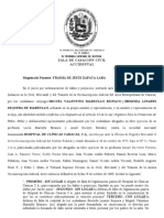 Sentencia 2 Pérdida de La Oportunidad