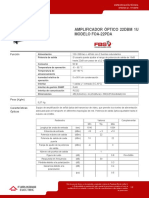 Amplificador Optico 22dbm