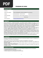 Ethics and Regulation of AI in Latin America - Formato Microcurrículo 2021-1