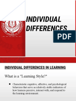 Individual Differences