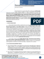 Disposición N.° 03-2021, 30 ABR 2021. Caso N.° 1671-2019. AMPLIACIÓN. Caso La Carreta