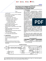 Lmx2595 20-Ghz Wideband Pllatinum™ RF Synthesizer With Phase Synchronization and Jesd204B Support