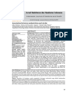 Jurnal Kedokteran Dan Kesehatan Indonesia: Association Between Malnutrition and Stroke