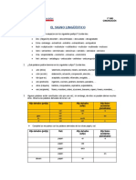 Actividades Sobre El Signo Lingüístico