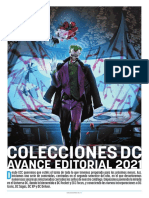 Plan Editorial de Colecciones DC de ECC 2021