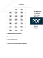 Actividad 6. Sopa de Letra y Test Triángulo Del Servicio