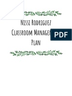 Final Drafts Classroom Management Plan - Ed 110 111-7