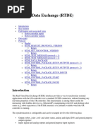 Real Time Data Exchange (RTDE)